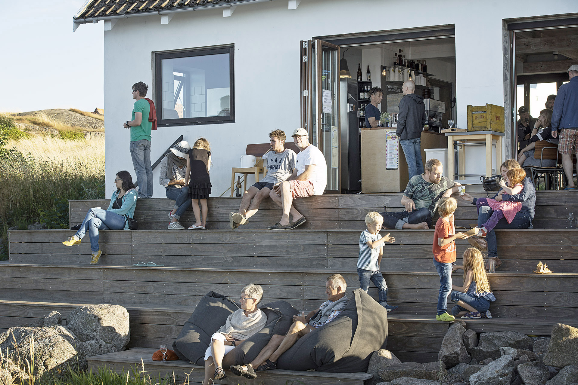 Foldedør i café og restaurant